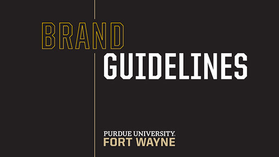 The cover of the Purdue Fort Wayne Brand Standards Guide.