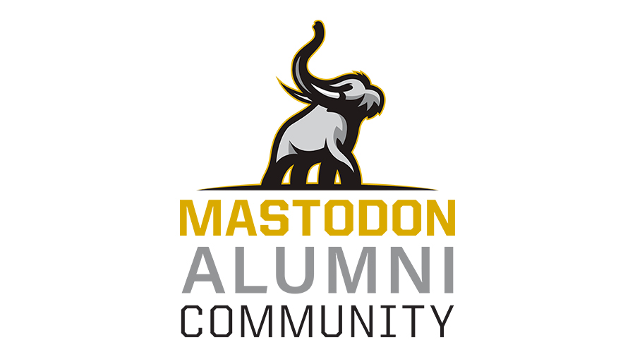 A banner with the logo of the Mastodon Alumni Community