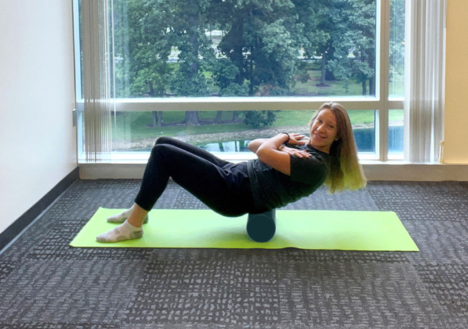 Employee Wellbeing: Foam Rolling Exercise for Lower Back