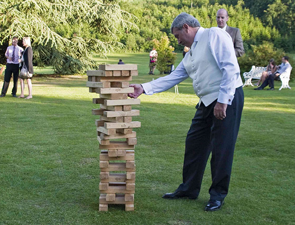 Giant Jenga Purdue University Fort Wayne Giant Jenga Purdue University Fort Wayne, Outdoor Jenga Set