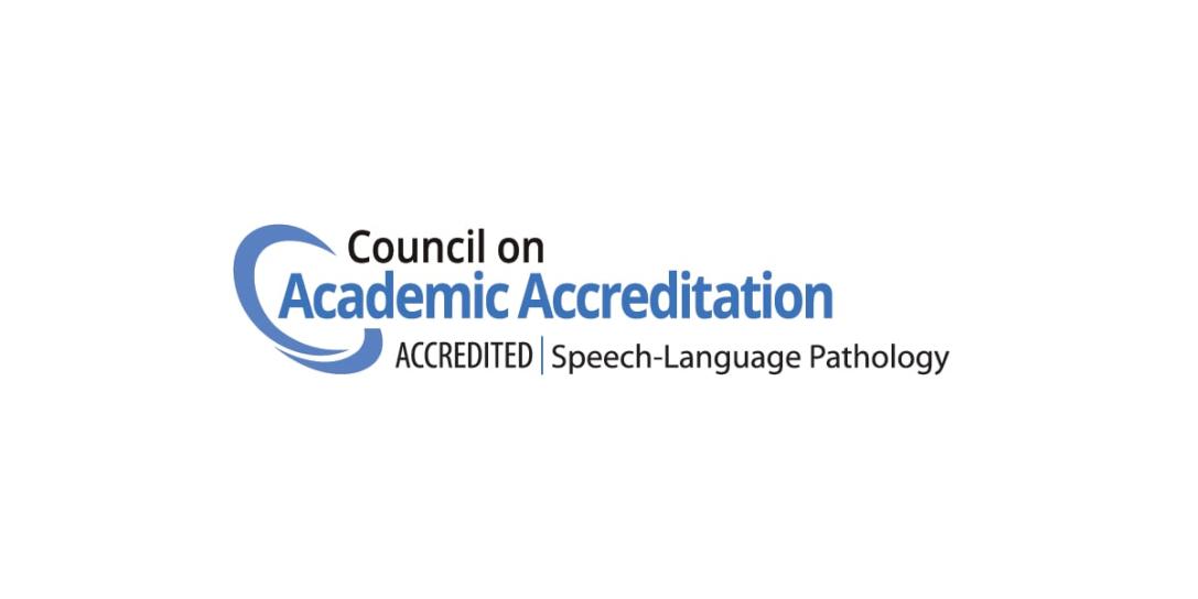 CAA Speech-Language Pathology Accreditation Logo