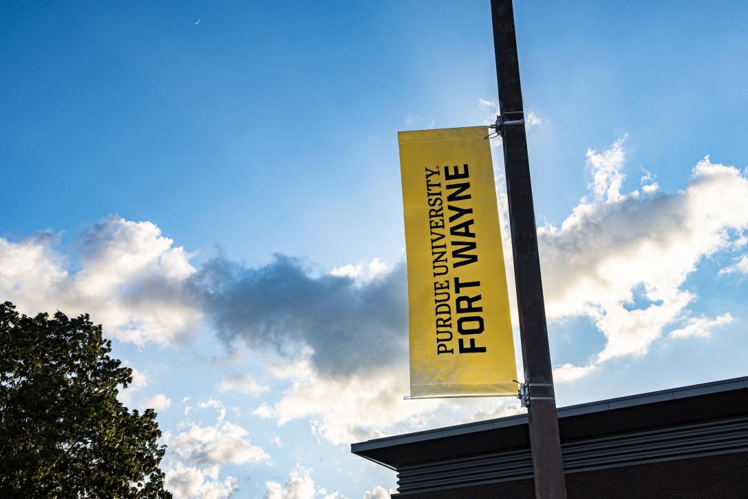 University-branded Outdoor Pole Banner