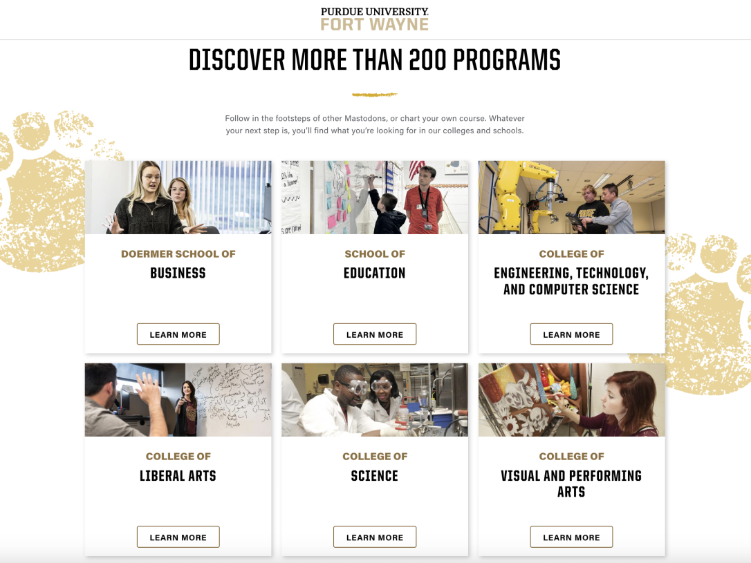 Colleges and Schools screenshot
