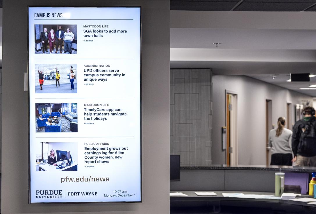 A Display in the PFW Digital Display Network