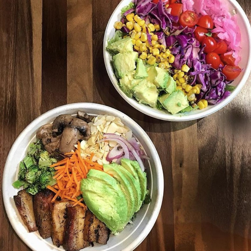 Crave Food Hall Bowls of Food