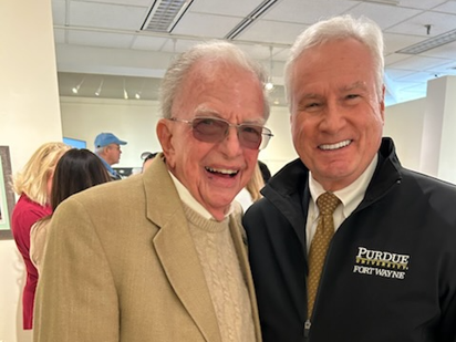 Art Friedel and Chancellor Elsenbaumer