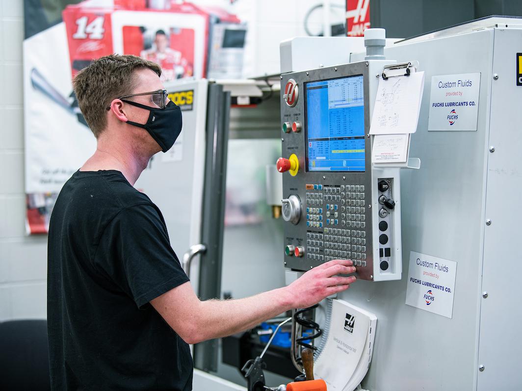 Student and equipment