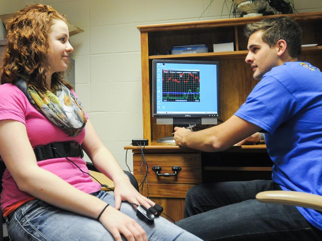 Students in lab