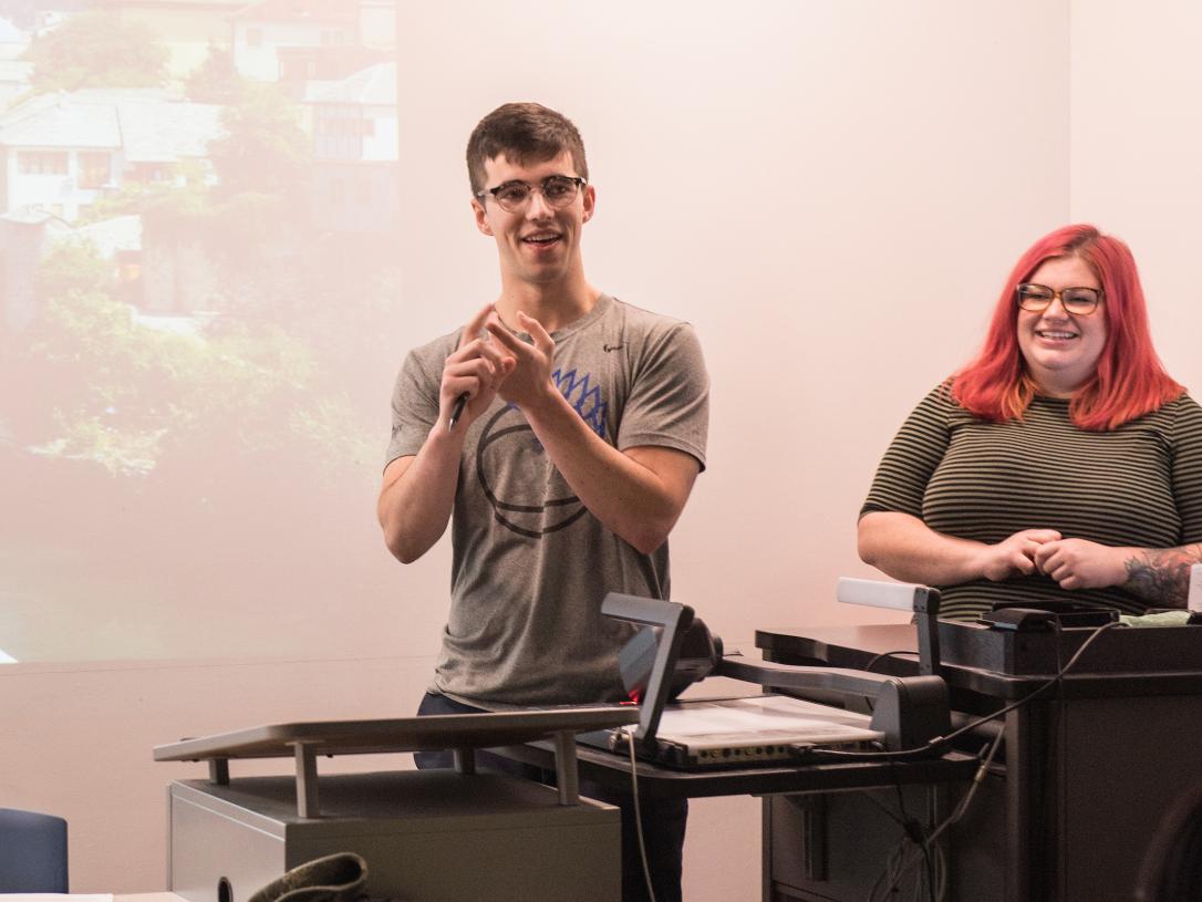 Students in class