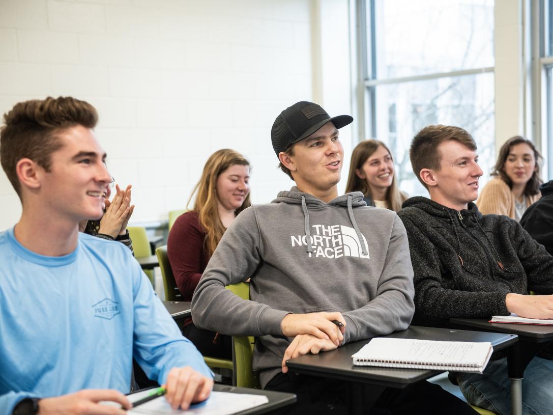Students in class