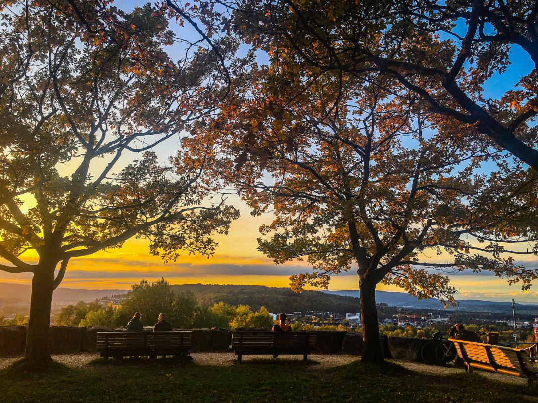 Study abroad photo sunset.