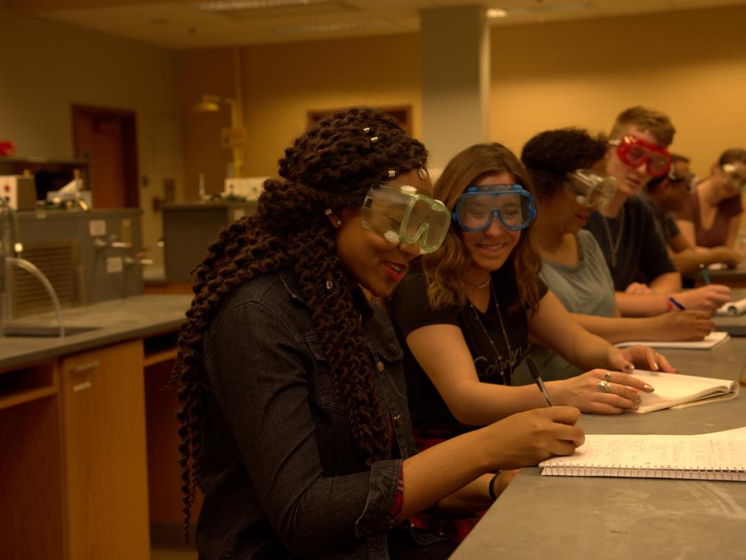 Students in lab