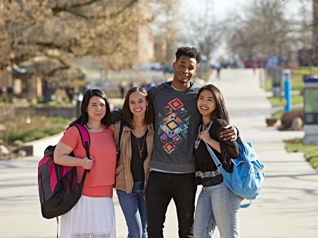 Students outdoors