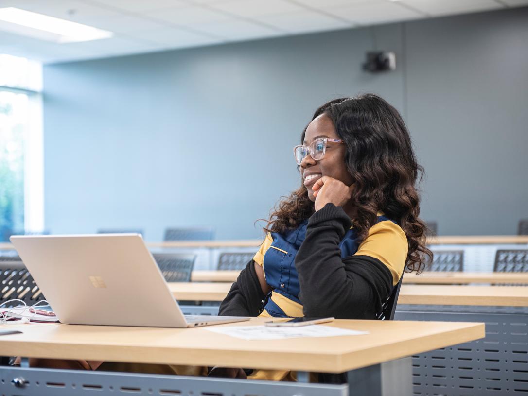 Student in orientation