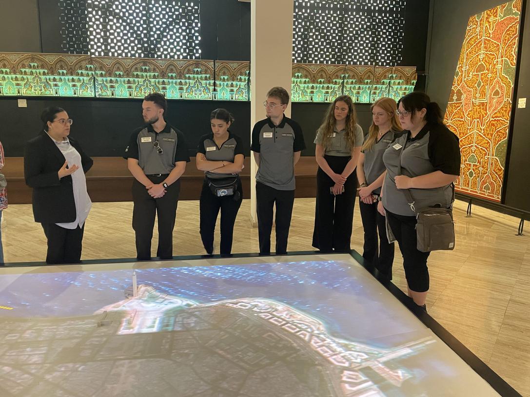 Learning more about Hassan II Mosque in Casablanca, Morocco.