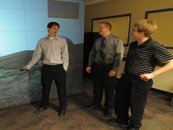 IAVC 3D Research Students Chatting
