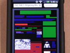 Mobile Device Display of Research Application