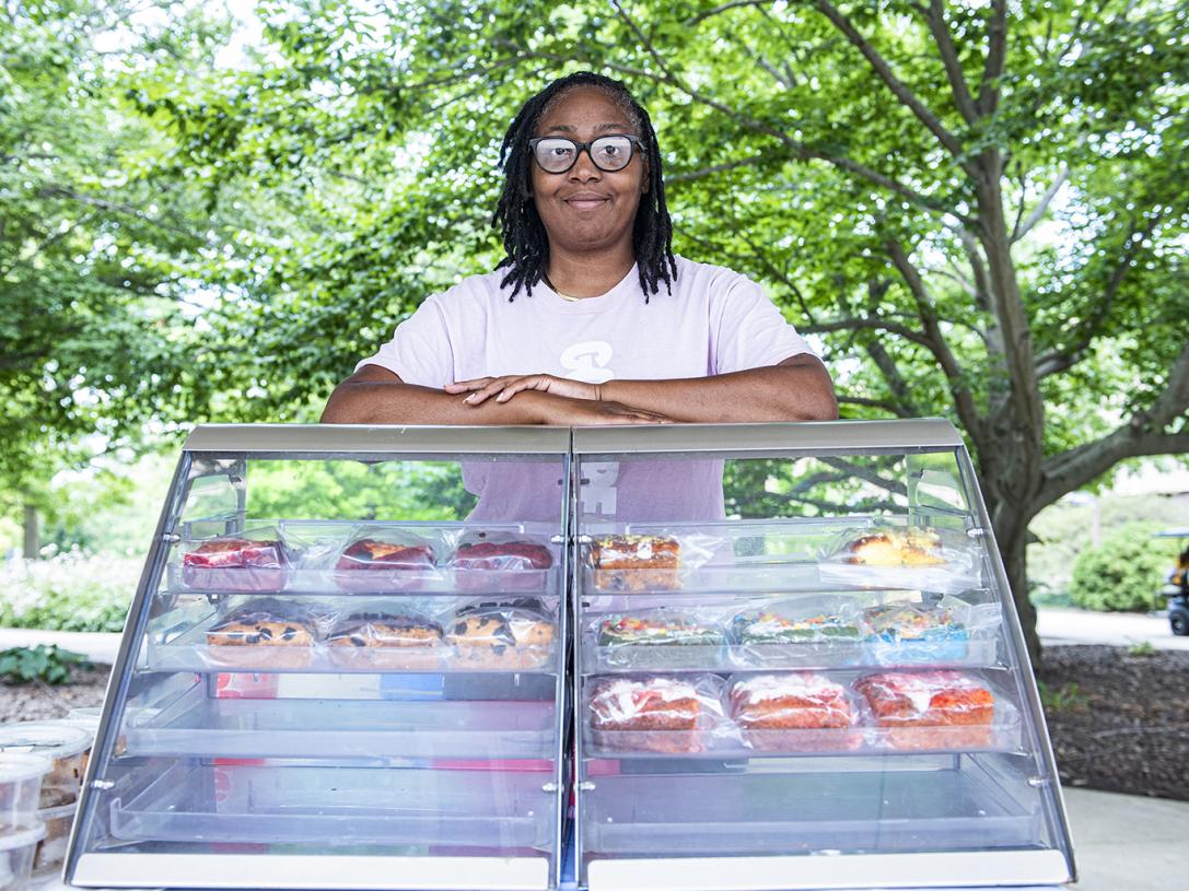 Photo of Shante Smith, owner of Taye's Treats