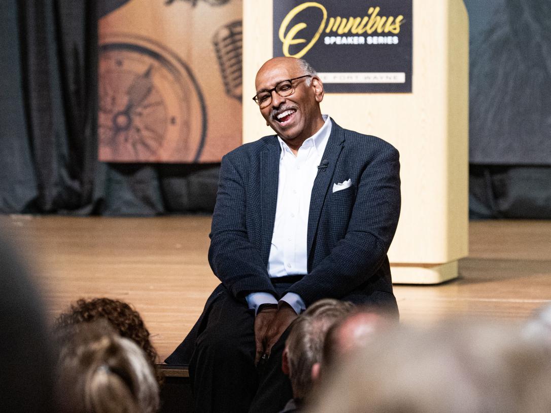 No stopping this Steele at PFW Omnibus lecture Purdue University Fort
