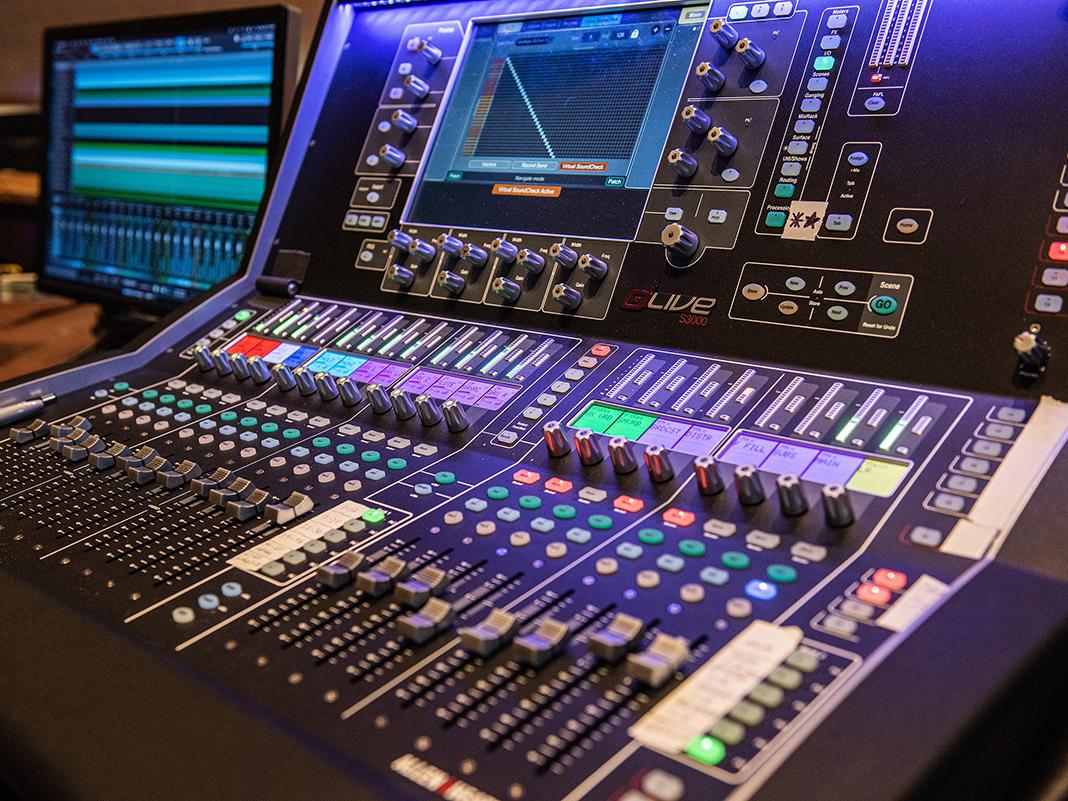 A sound board that is used in Auer Performance hall