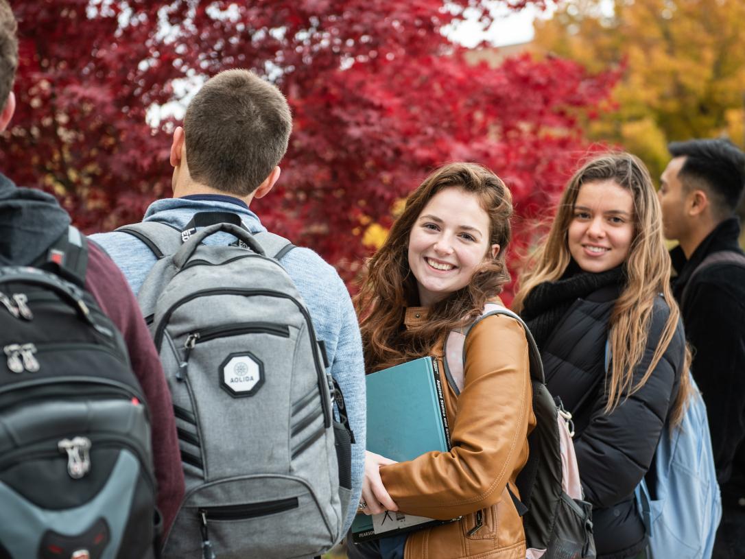 Students outdoors