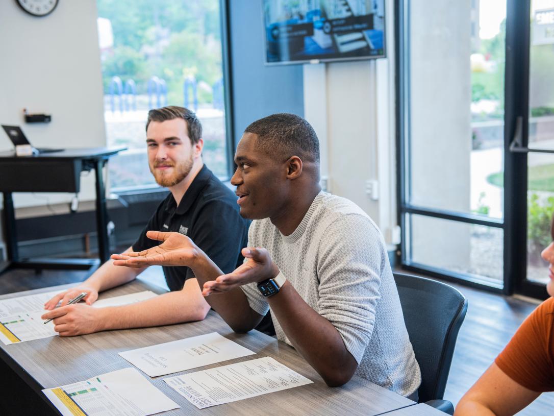 Students in class