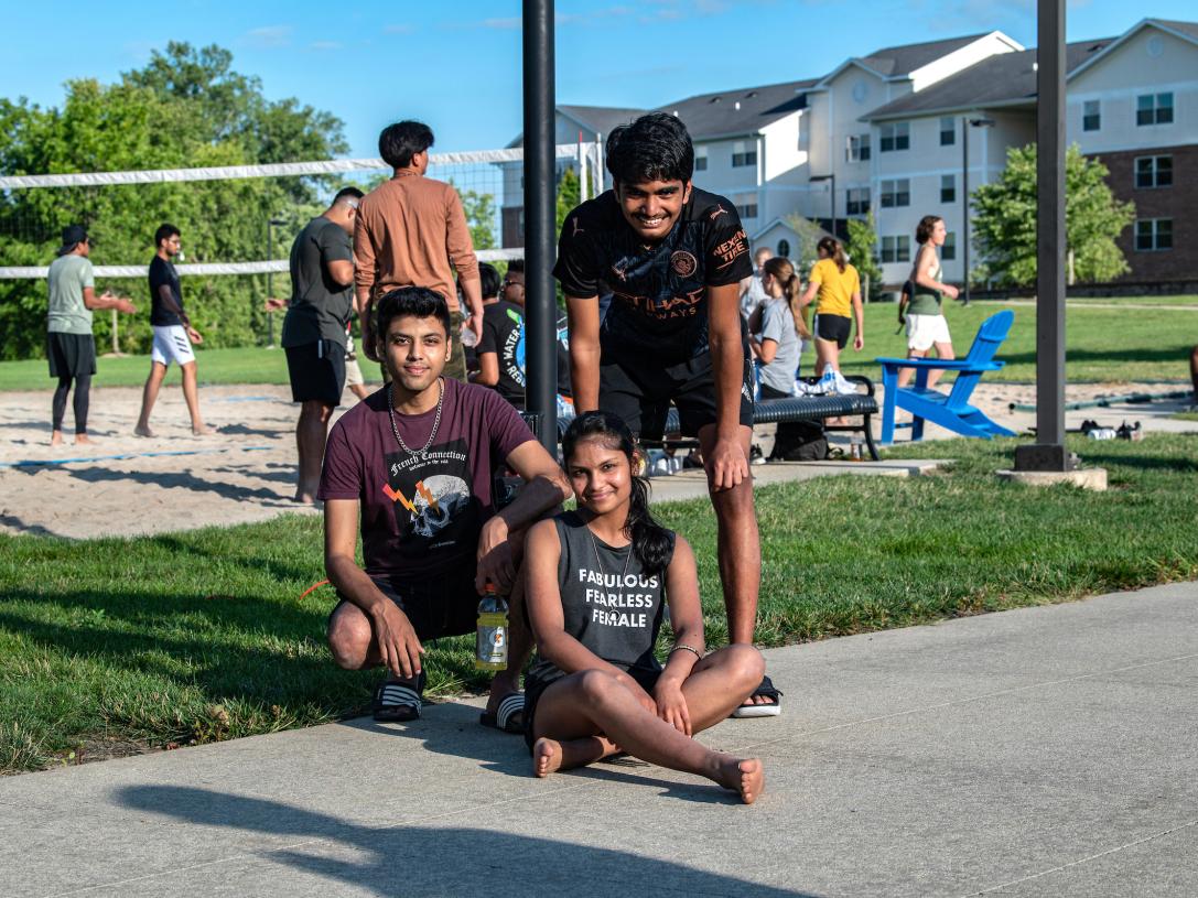 Students outdoors