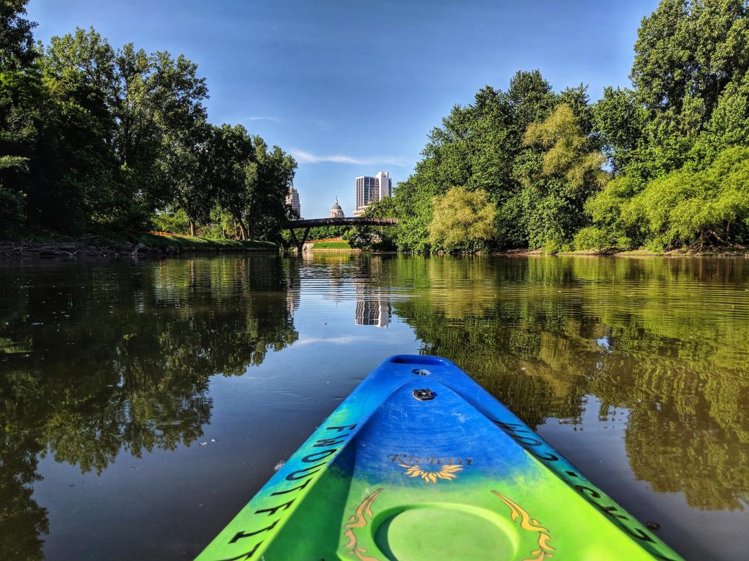 View from a kayak