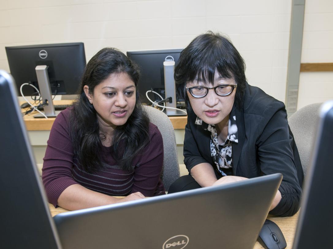 Student and professor