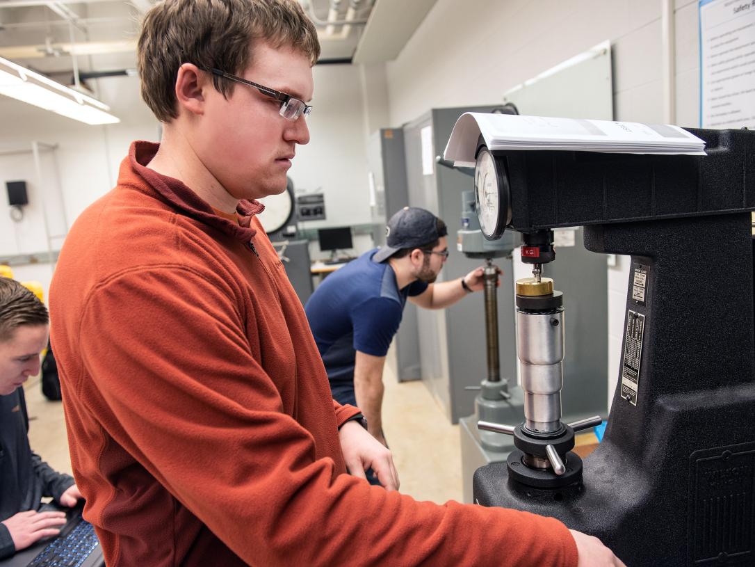 Students in a lab