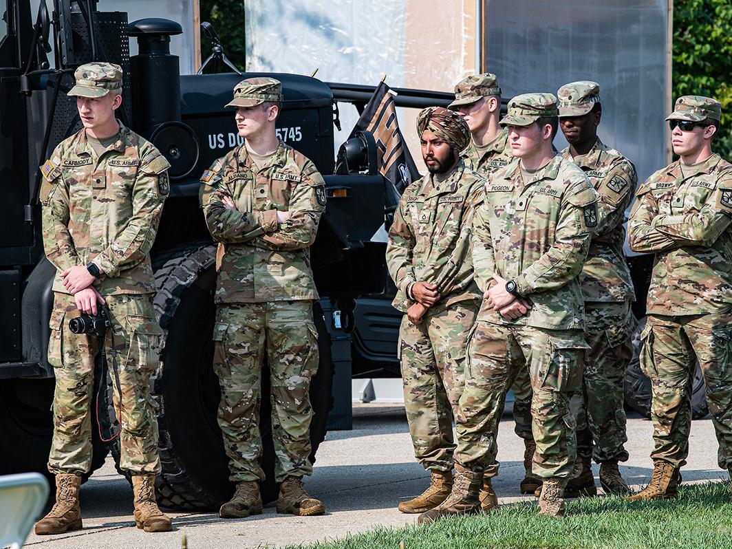 Army soldiers at the 2022 Military Appreciation Day at PFW
