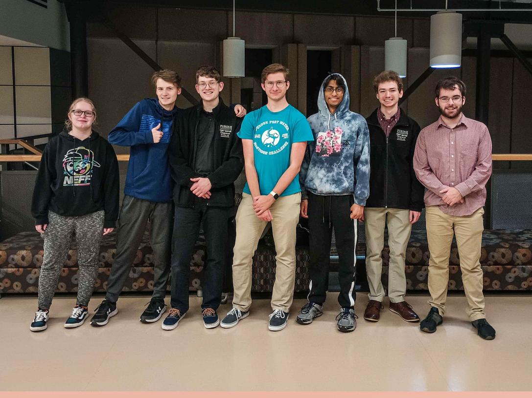 Group portrait of the PFW computer club