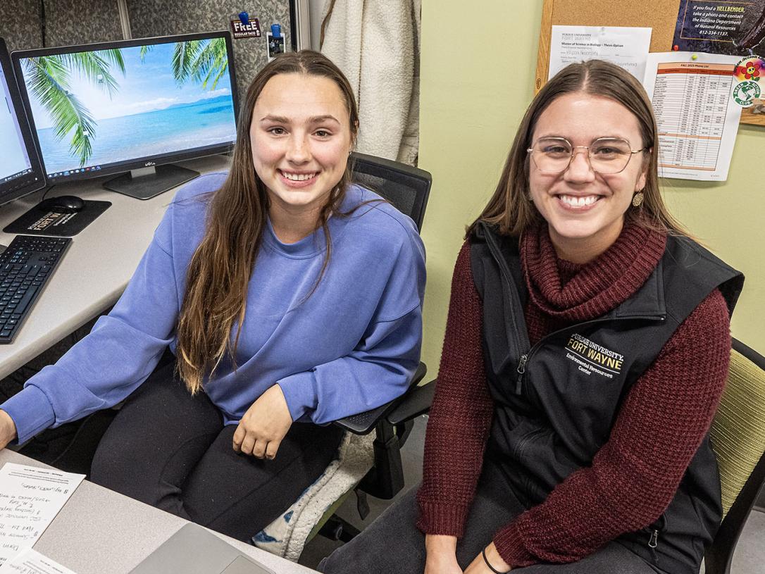 Alyssa Hennessey and Samantha Theisen