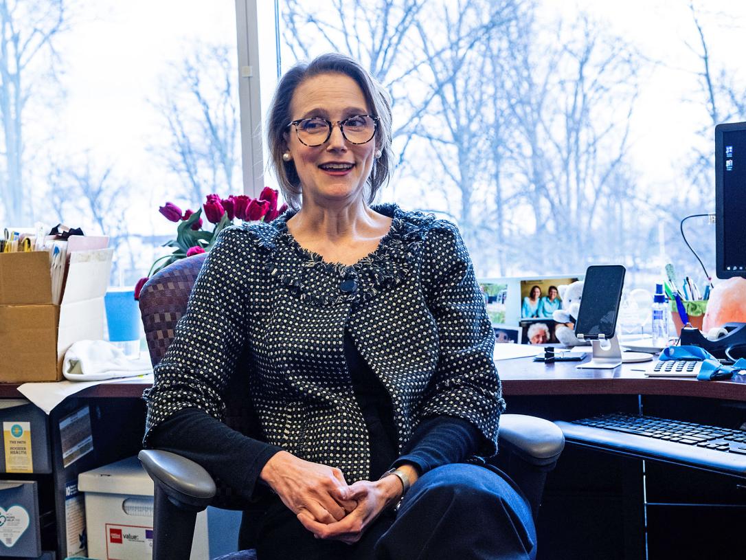 Rachel Blakeman in her office.