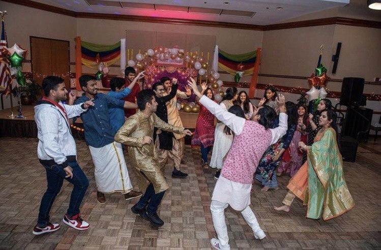 Indian Students Dancing