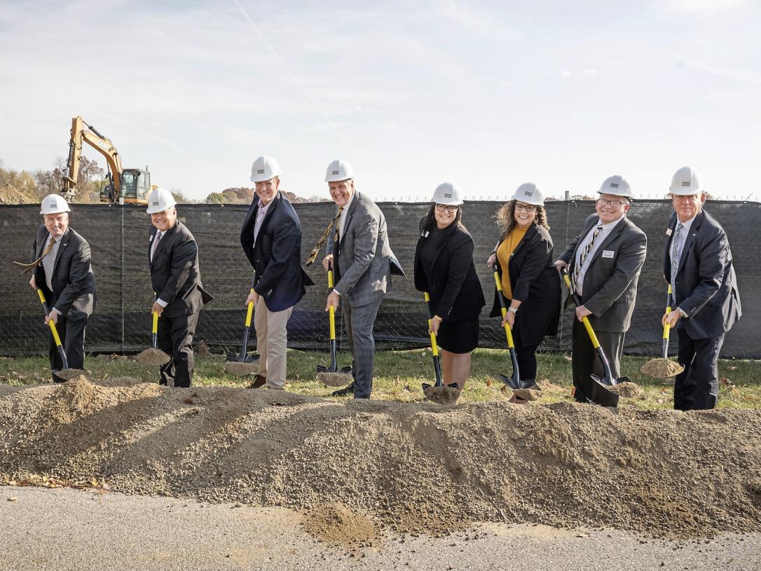Trace groundbreaking ceremony.