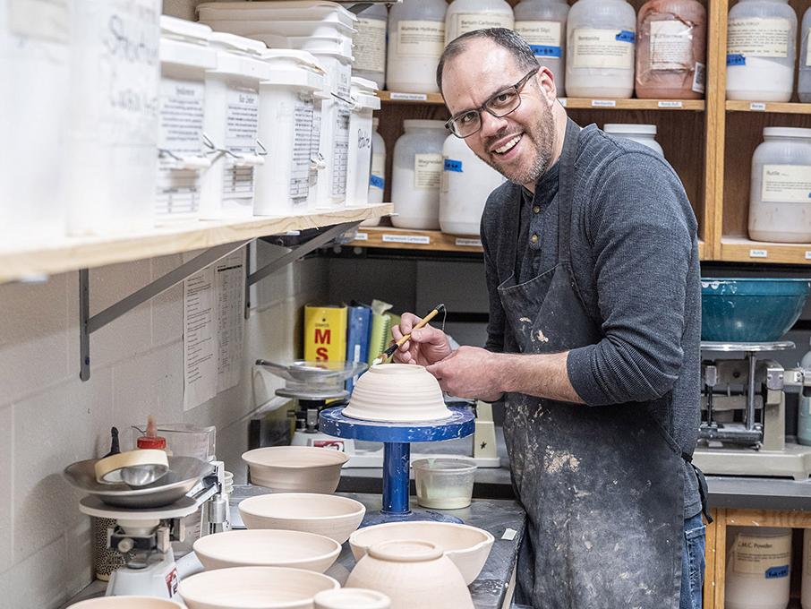 Seth Green is working on ceramic bowls.