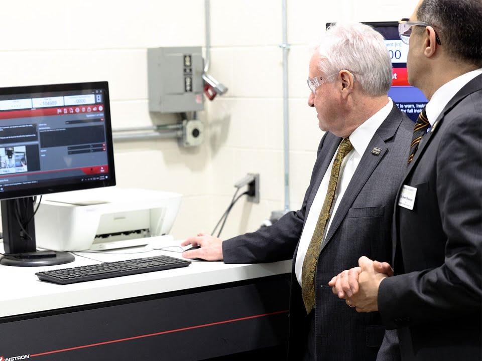 Chancellor Elsenbaumer is launching a test of the new UTM