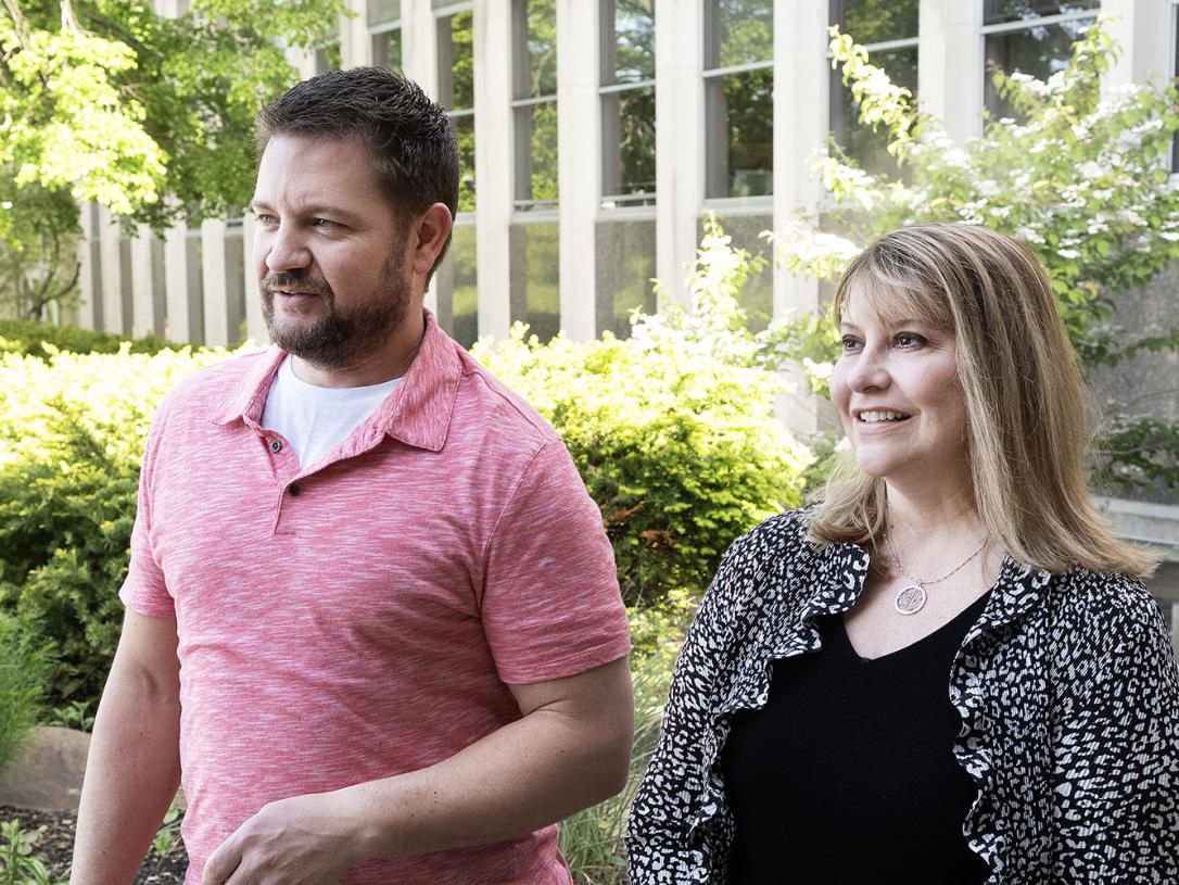 Michael Kirchner and Kim O'Connor