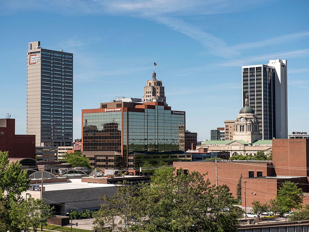 Skyline of downtown Fort Wayne