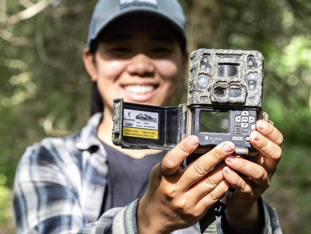 Lauren Lee holding a camera