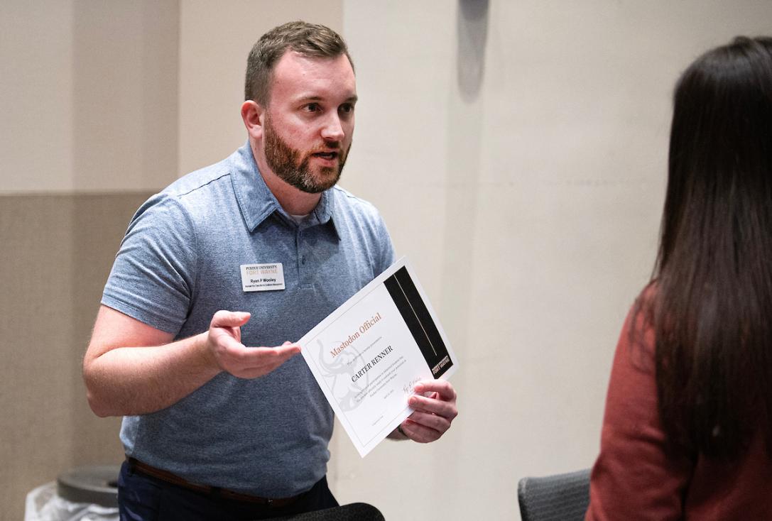 Admitted Student Day on campus.