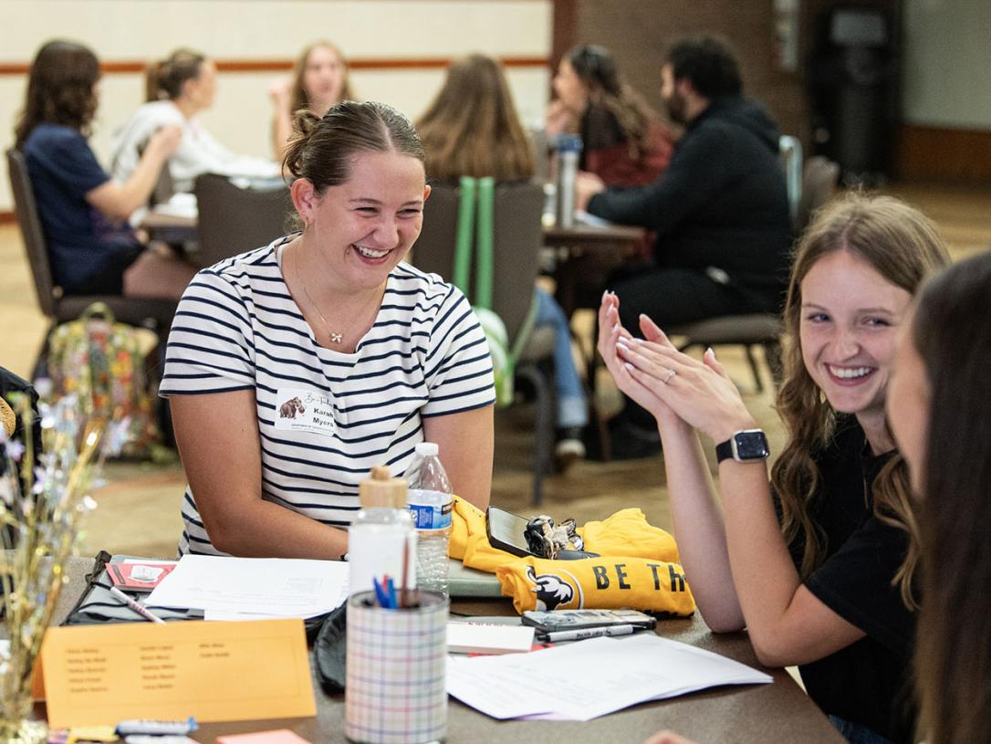 Participants at the School of Education Experiential Kickoff