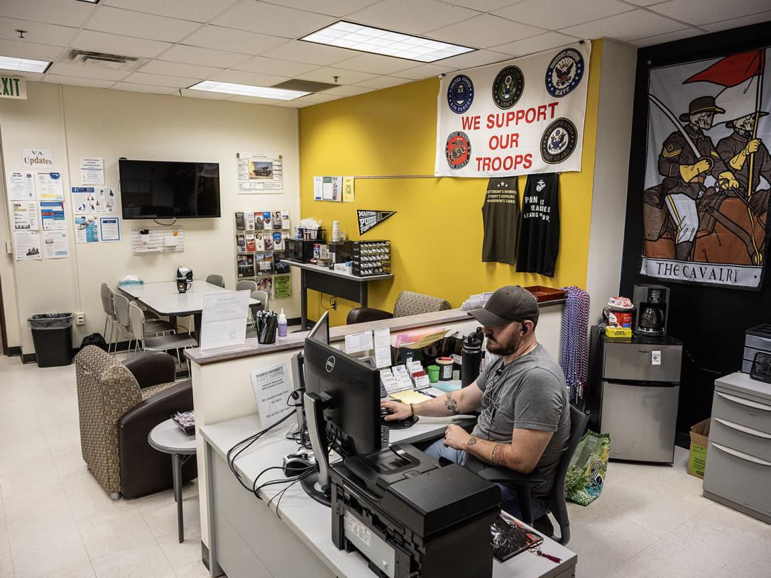Military Services student lounge
