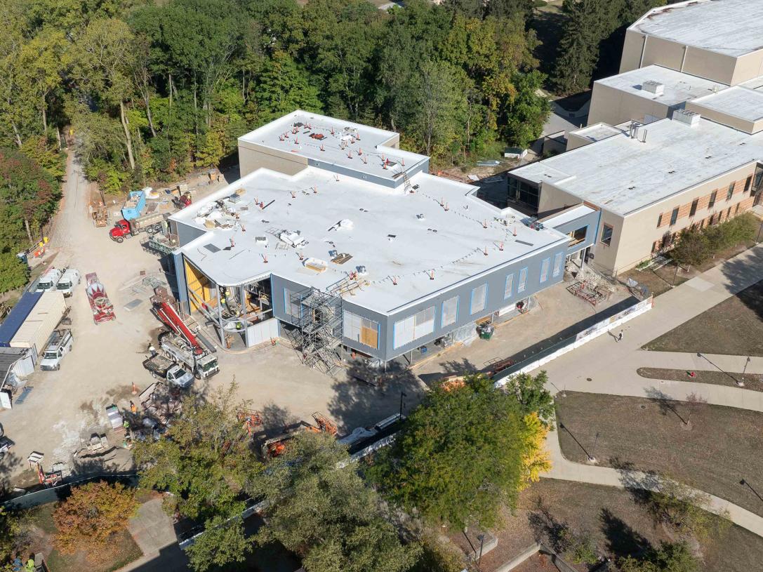 Aerial view of the Surack-Sweetwater Music Industry Building