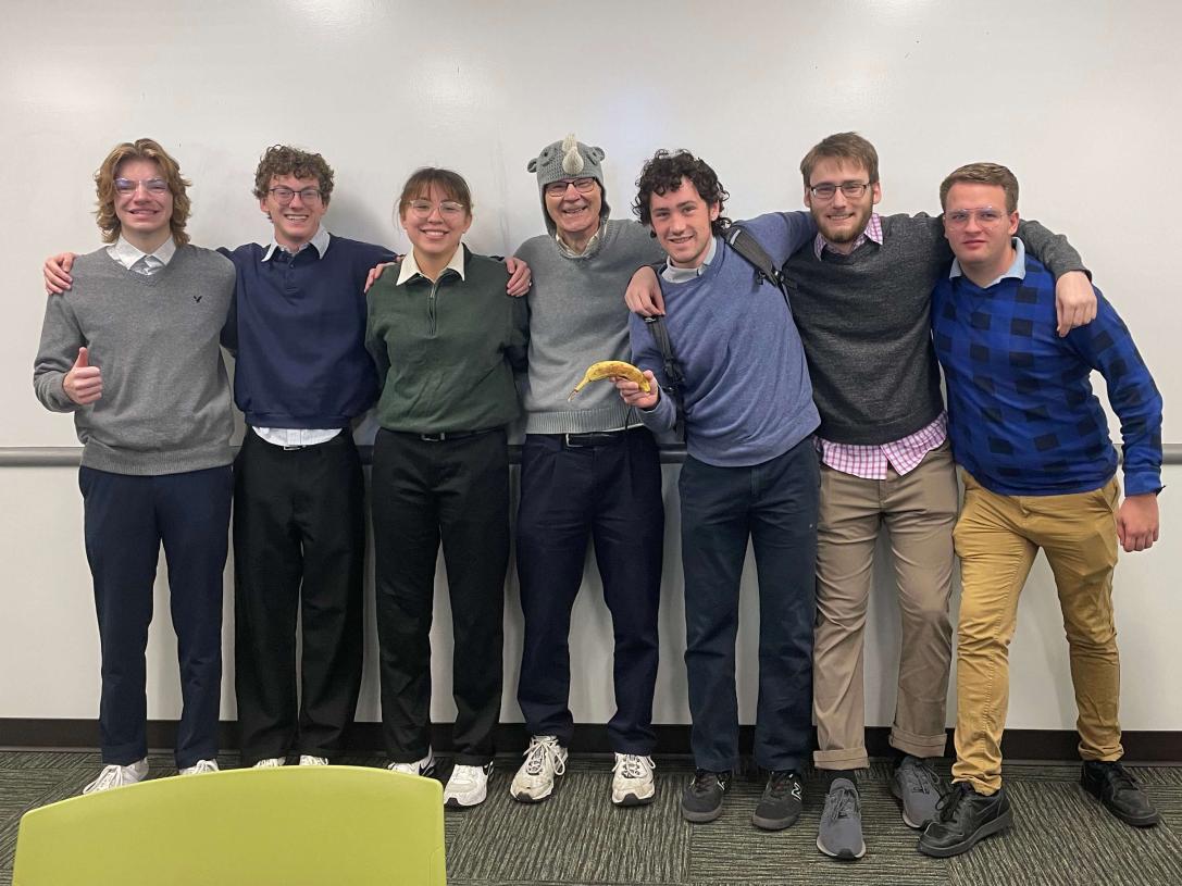 John LaMaster's students are dressed like him