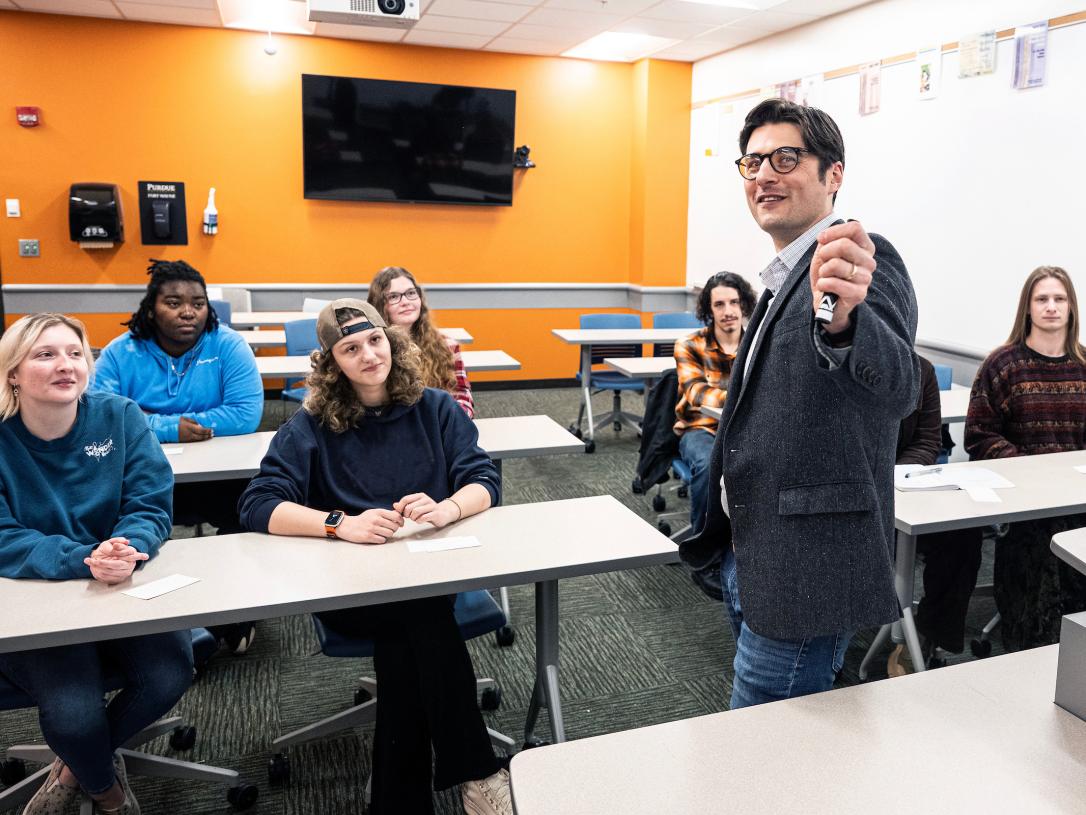 Professor Teaching a class