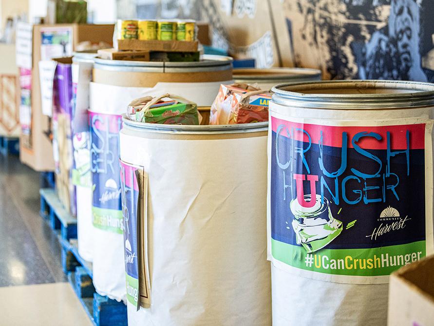 Food collection bins