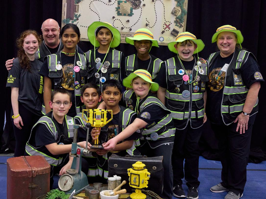 2026 Winners of the FIRST LEGO League Semi-State Tournament: HOLY LEGOS Batman