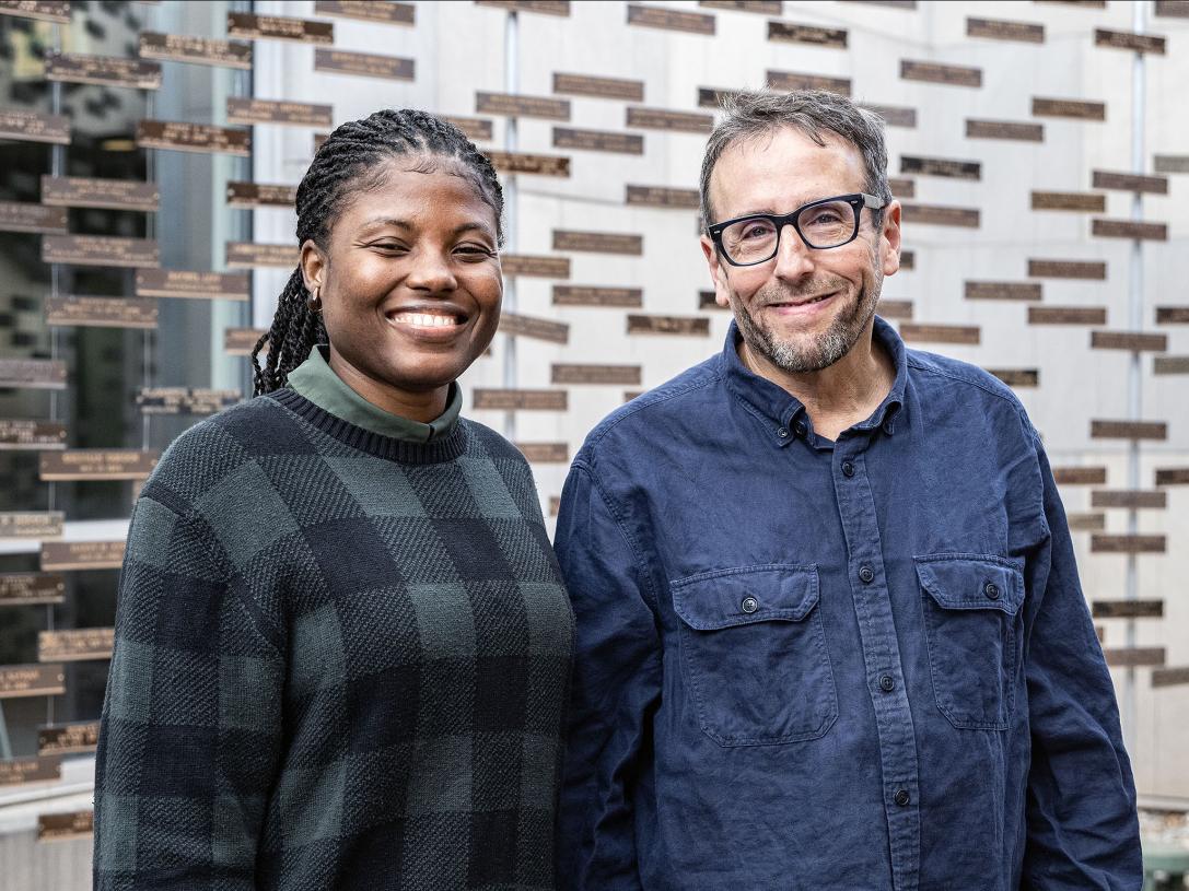 Zainab Gidado and Steve Carr